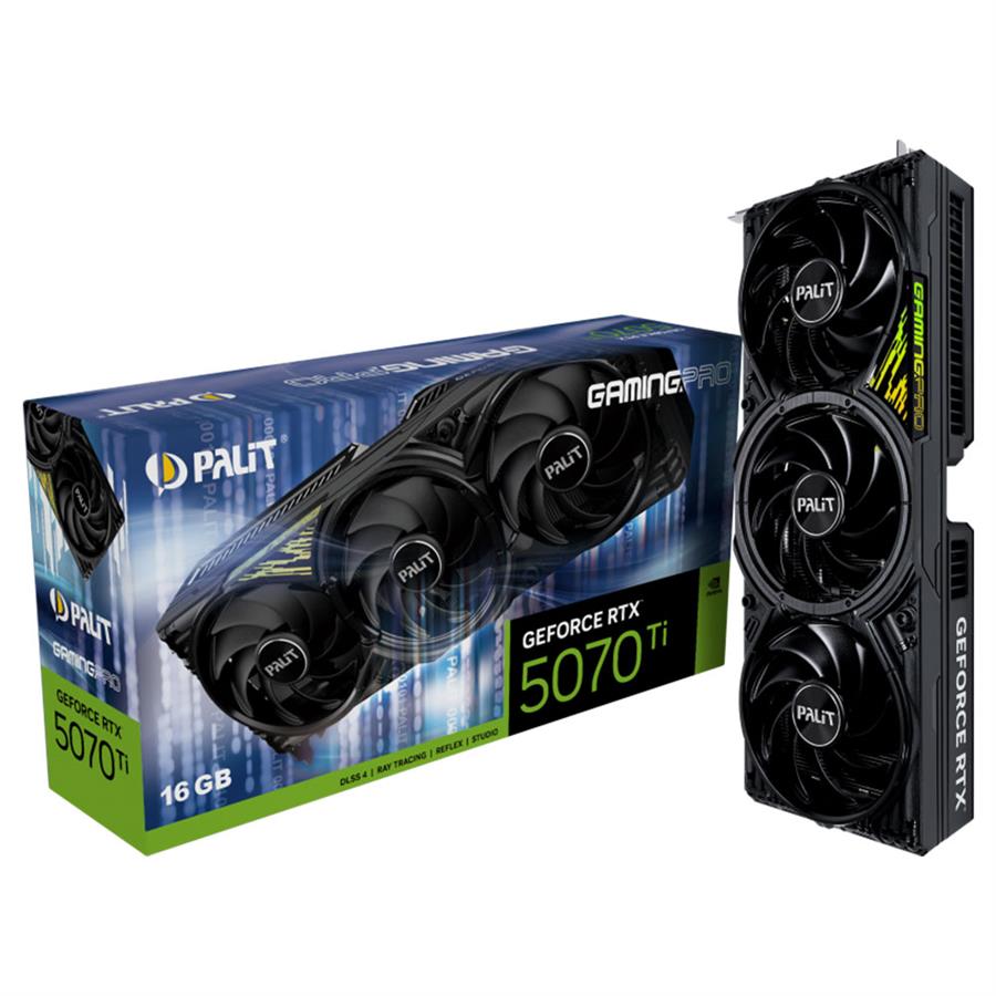 Placa de Video Palit Nvidia Geforce RTX 5070 TI Gamingpro 16Gb GDDR7
