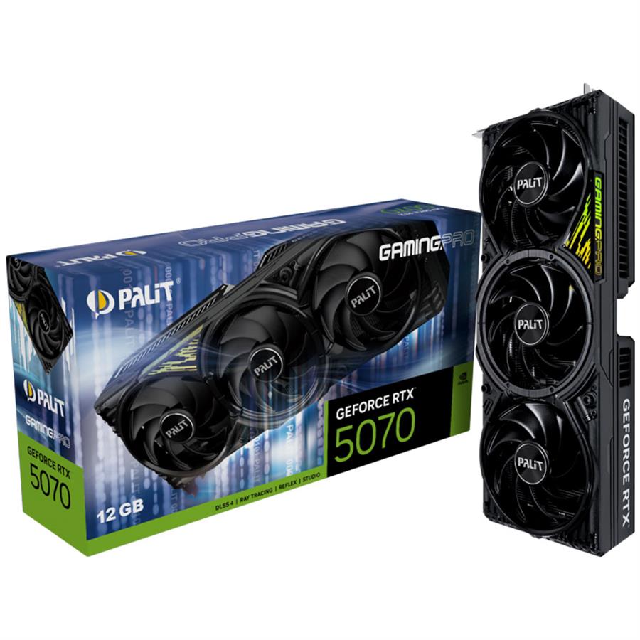 Placa de Video Palit Nvidia Geforce RTX 5070 Gamingpro 12Gb GDDR7
